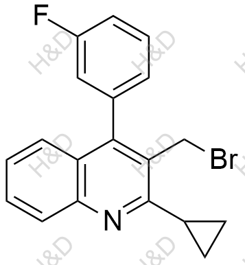 匹伐他汀母核间氟苄溴