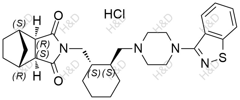 鲁拉西酮杂质3(盐酸盐)