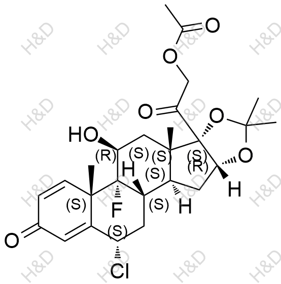 6-α-氯-曲安奈德乙酸酯