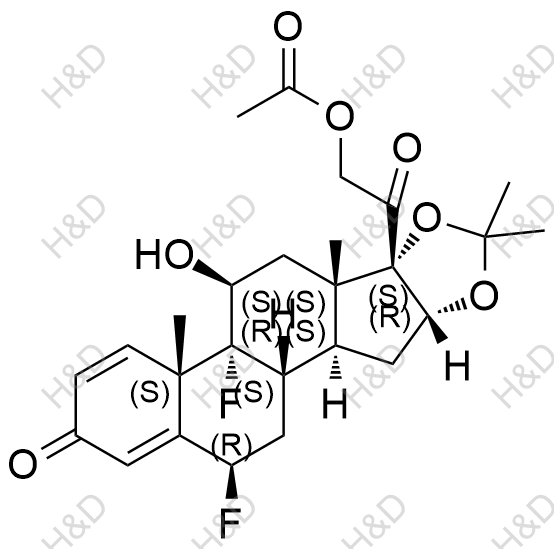 6-β-氟-曲安奈德乙酸酯