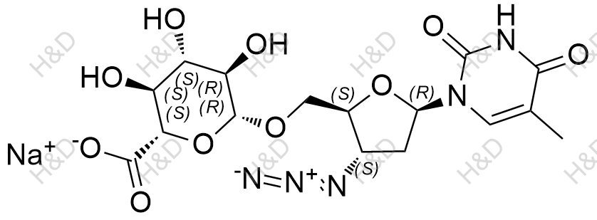 齐多夫定葡糖苷酸(钠盐)